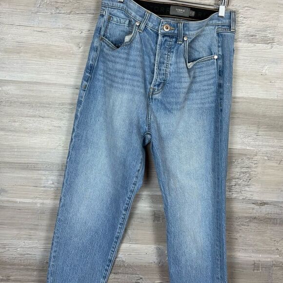 Torrid Blue Denim Jeans with Button Fly - Picture 1 of 6